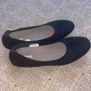 Allbirds Natural Black Flats Knitted Comfort Loafers Size 9.5